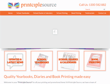 Tablet Screenshot of printciplesource.com.au
